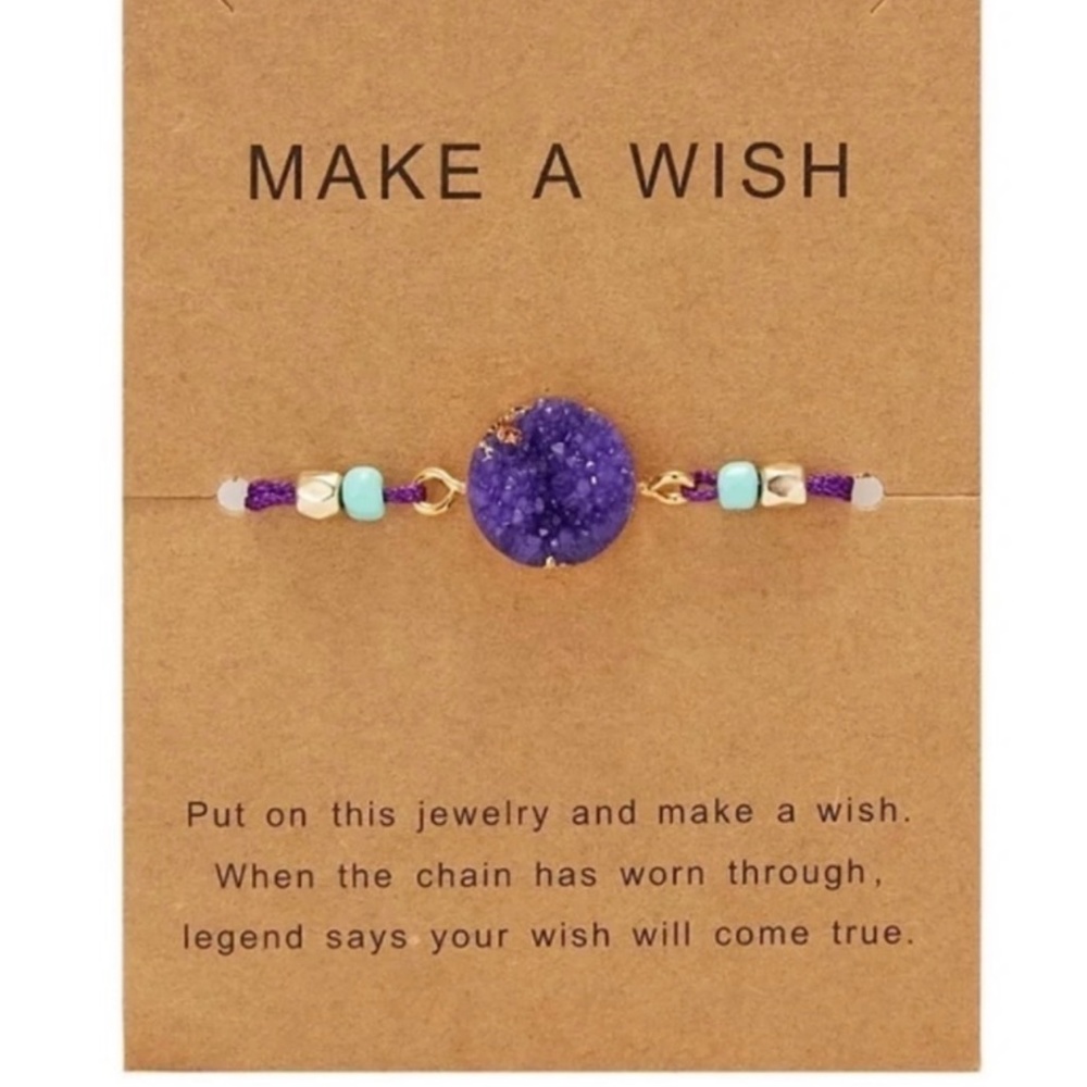 💝Boutique💫Make a Wish Crystal Bracelet💜